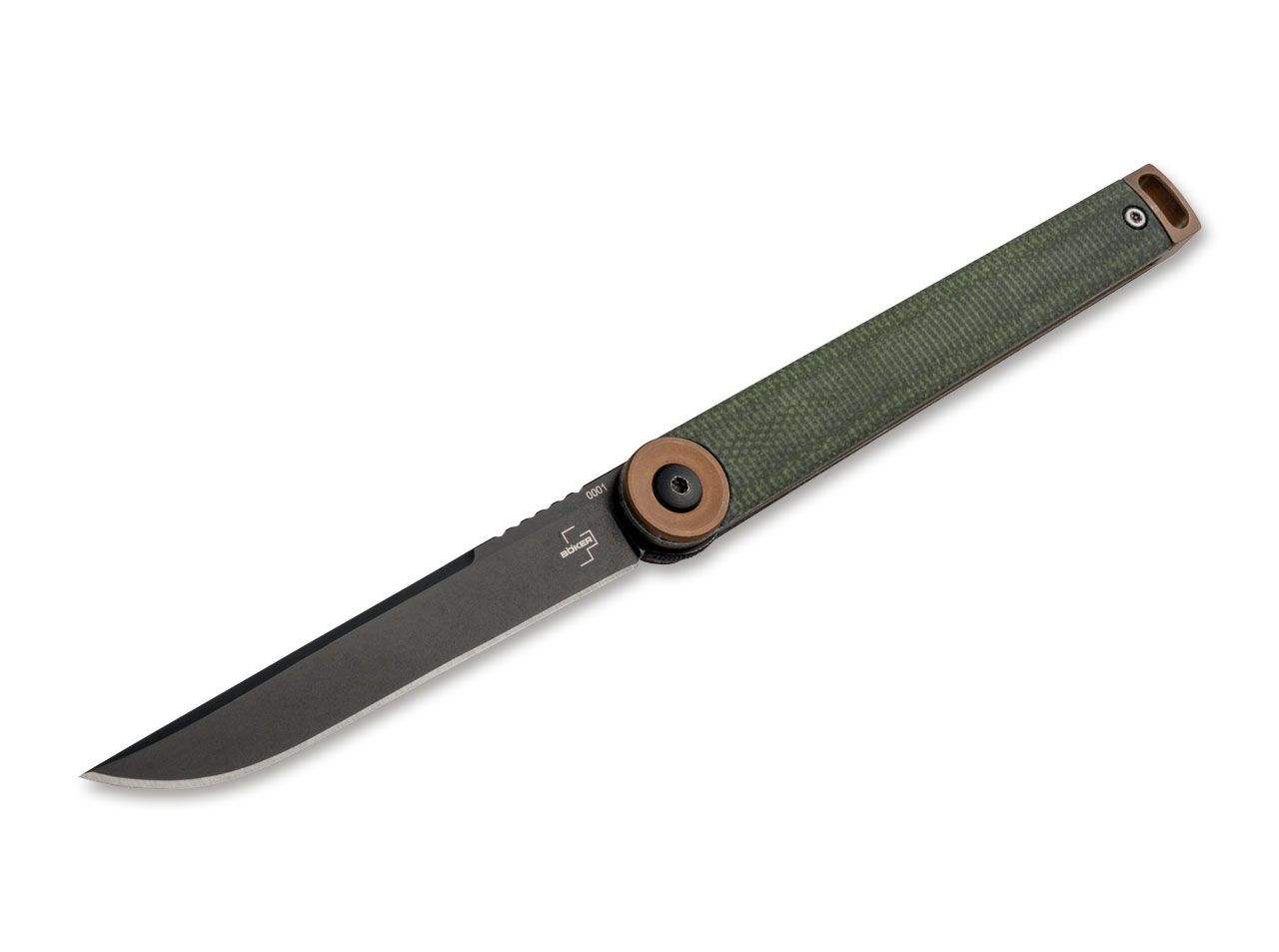 Böker Plus, Kaizen Green Canvas Micarta - 5