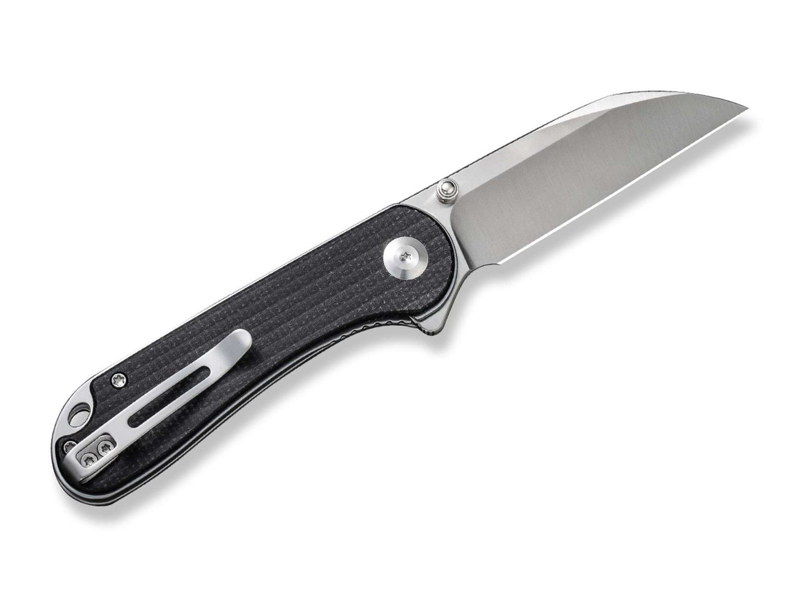 CIVIVI Elementum, Wharncliff blade,  Black Micarta Handle, Linerlock - 1