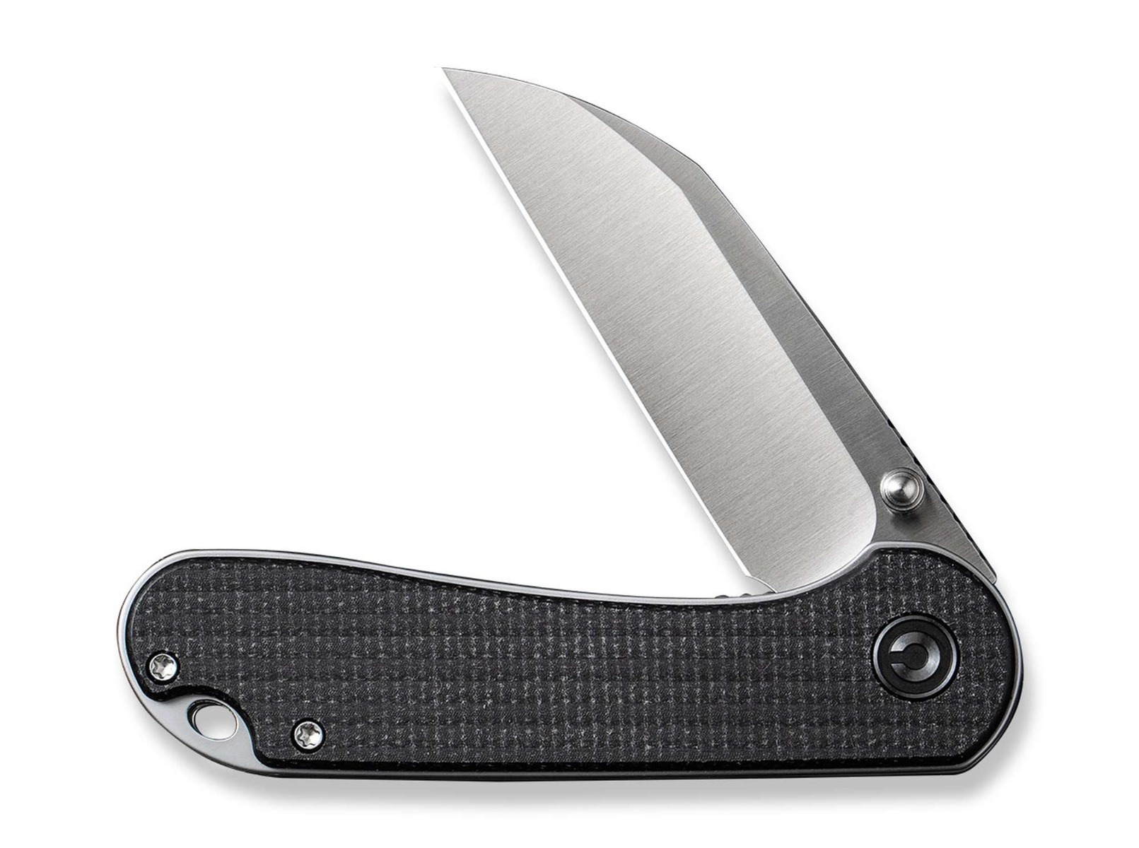 CIVIVI Elementum, Wharncliff blade,  Black Micarta Handle, Linerlock - 2