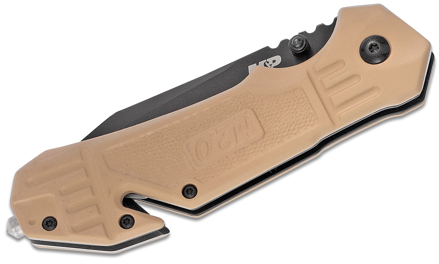 Smith & Wesson,  M2.0, M&P, Rescue Folding Knife, A/O, Tan - 1