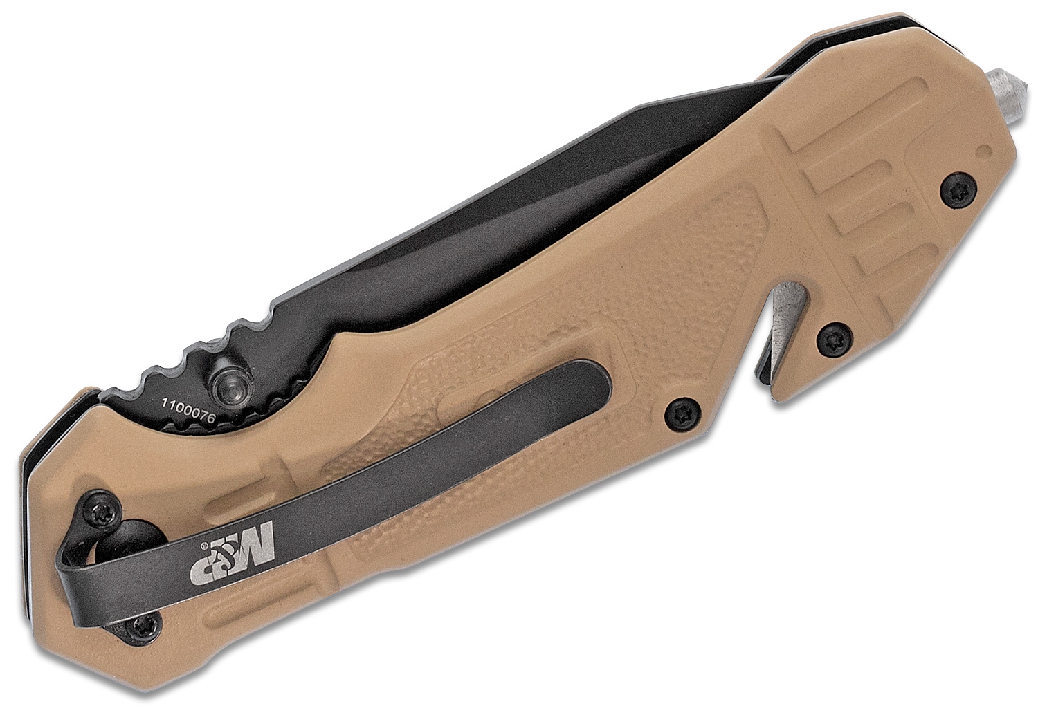 Smith & Wesson,  M2.0, M&P, Rescue Folding Knife, A/O, Tan - 2