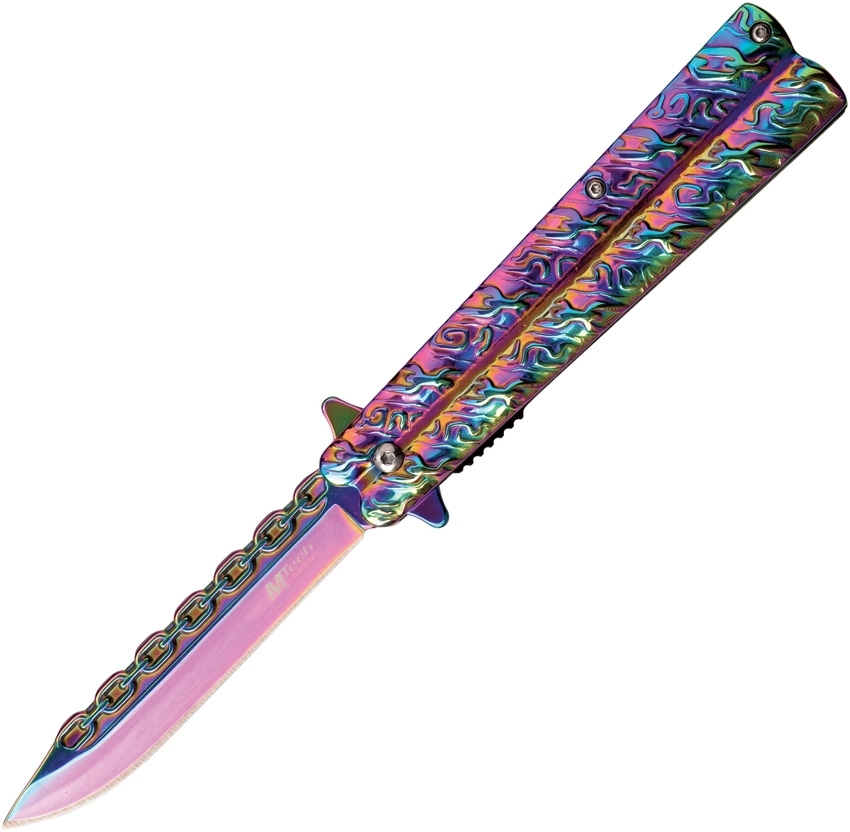 M-Tech, Flame Rainbow, Linerlock a/o - 1