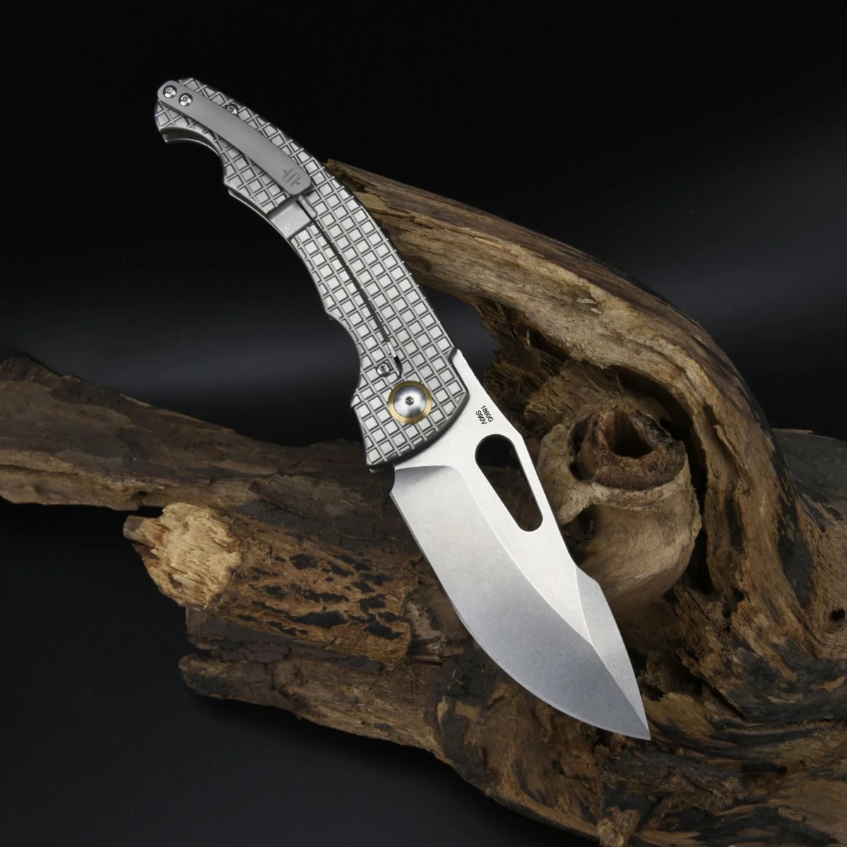 ARTISAN CUTLERY XCELLERATOR ATZ-1860P AR-RPM9 SATIN BLADE, BLACK MICARTA HANDLE  - 3