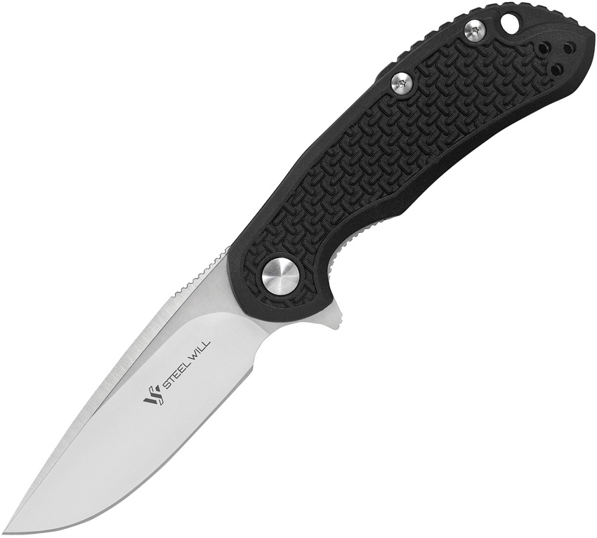 Steel Will Knives, Cutjack Mini, Flipper Knife Black FRN, C22 - 4