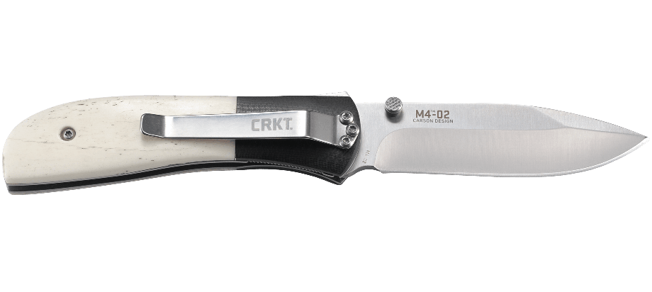 CRKT, M4-02M White Drop Point, A/O - 3