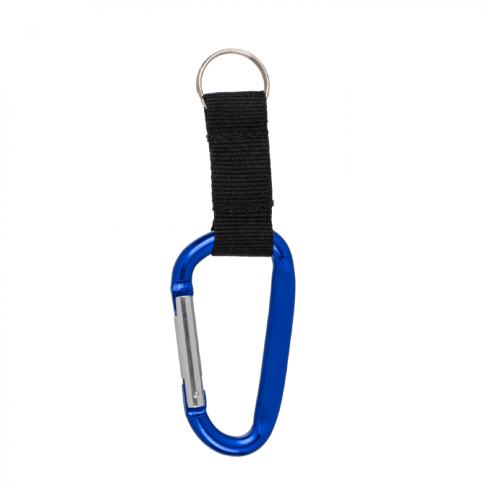 Metal Carabiner with keyring - Gold Coloured - 2