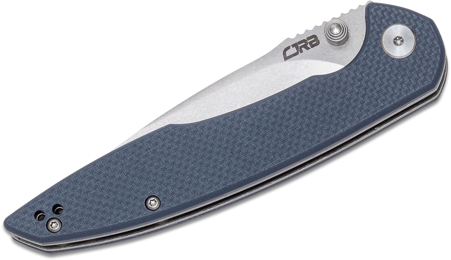 CJRB Cutlery, Centros, Liner Lock Knife Gray Flat Handle - 2