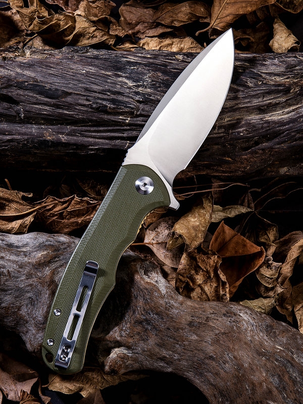 Civivi, Praxis, Linerlock, OD Green, Black - 3