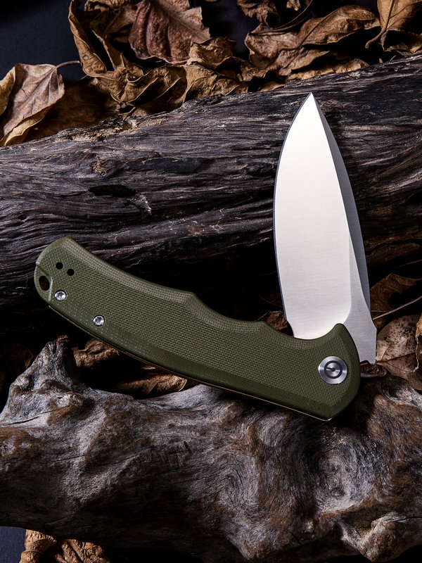 Civivi, Praxis, Linerlock, OD Green, Black - 2