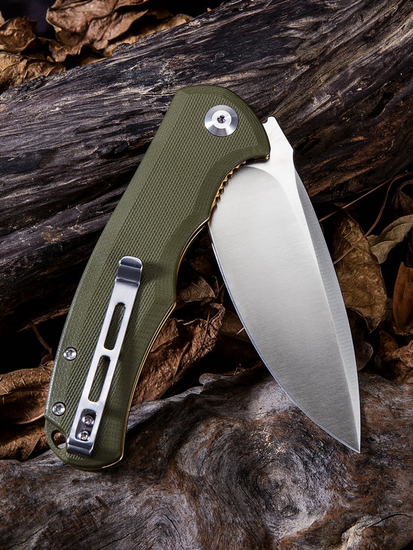 Civivi, Praxis, Linerlock, OD Green, Black - 4