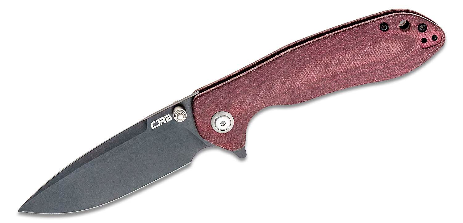 CJRB SCORIA J1920 AR-RPM9 POWDER STEEL BLADE MICARTA HANDLE , J1920-BDRC