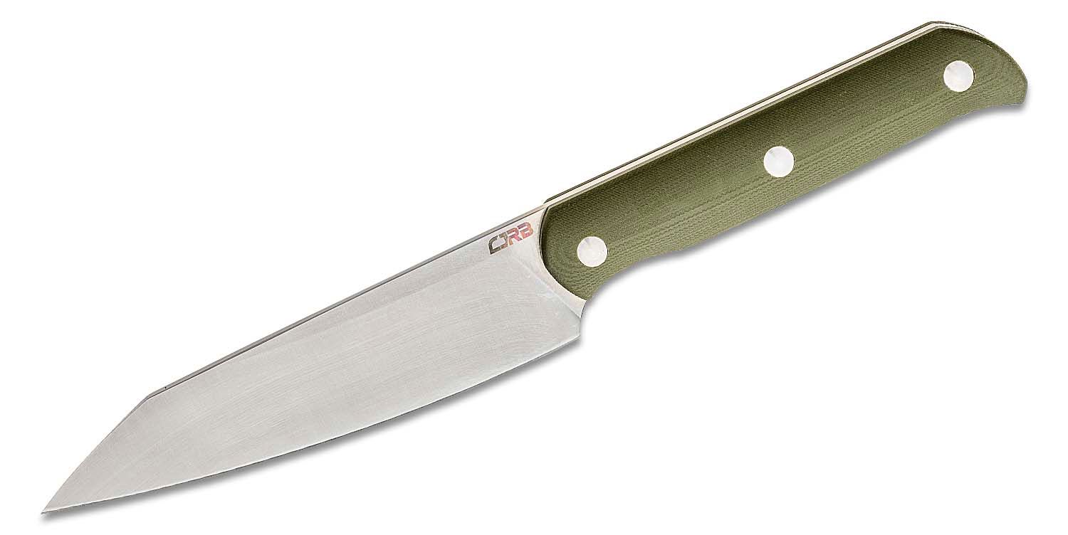 CJRB Cutlery, Silax, AR-RPM9 POWDER STEEL BLADE, OD GREEN G10 HANDLE, FIXED BLADE - 1