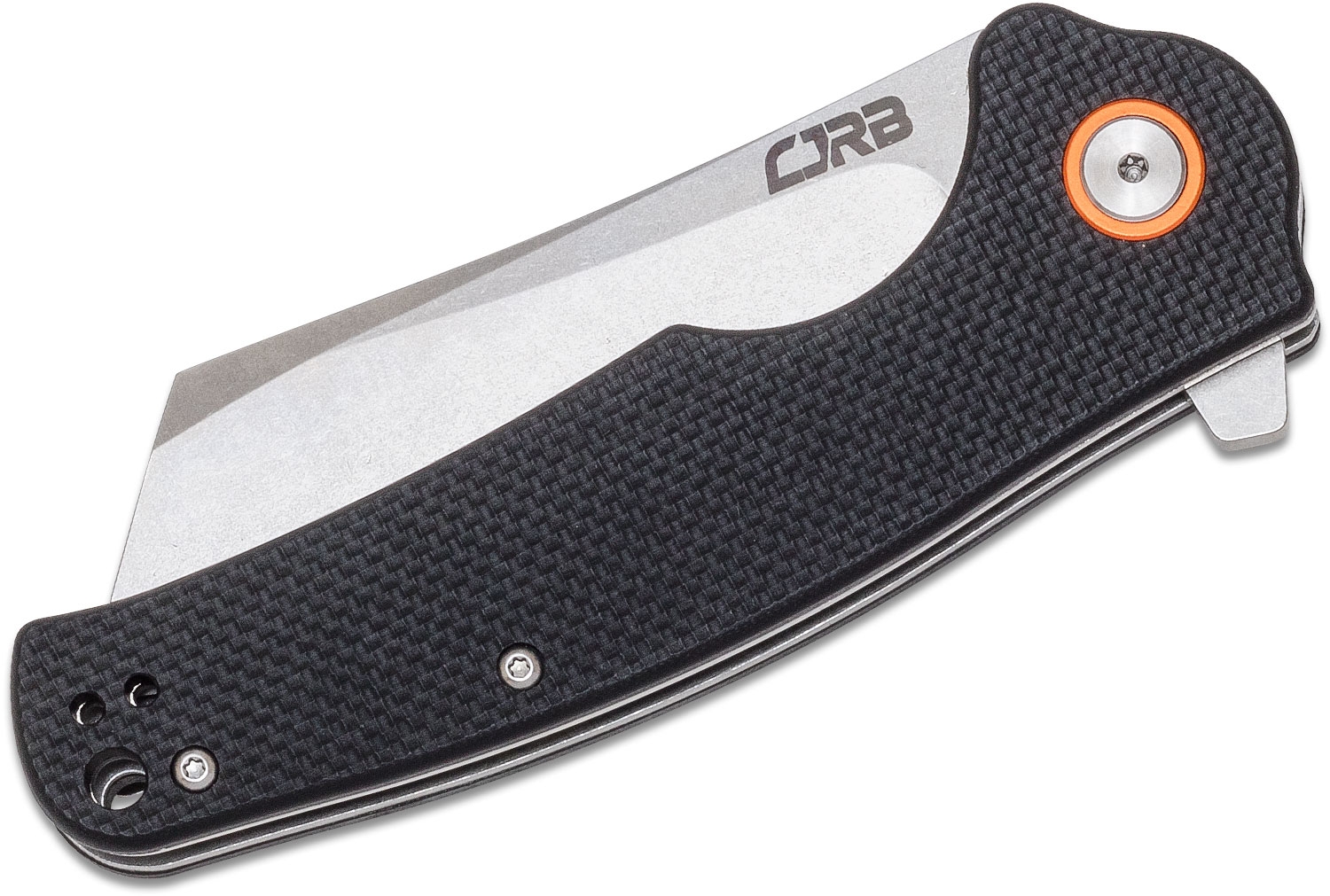 CJRB Cutlery, Crag, Liner Lock Knife Black Flat Handle, Recoil-Lock - 2