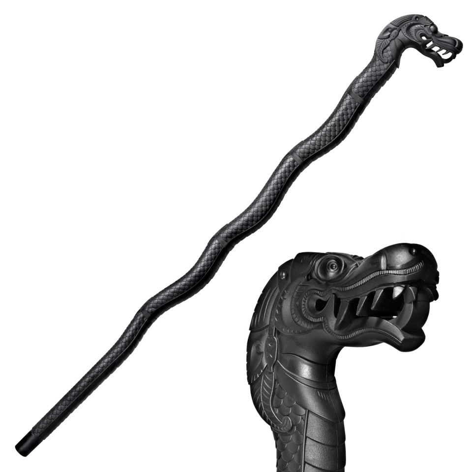 Cold Steel,  Red Dragon Walking Stick - 2