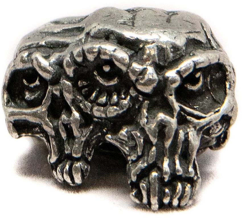 Schmuckatelli Co, Gemini Twins Skull Bead - 2