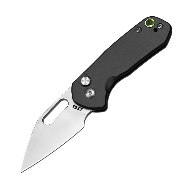 CJRB MINI PYRITE AR-RPM9 POWDER STEEL BLADE , BLACK ALUMINIUM HANDLE - 8