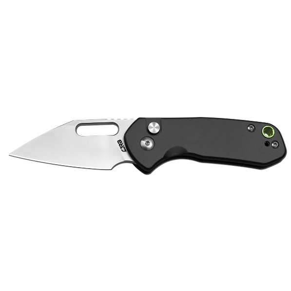 CJRB MINI PYRITE AR-RPM9 POWDER STEEL BLADE , BLACK ALUMINIUM HANDLE - 7