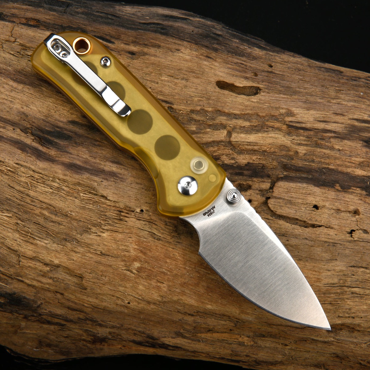 CJRB Mica J1934 AR-RPM9 Powder Steel Blade Ultem Handle Folding Knives - 6