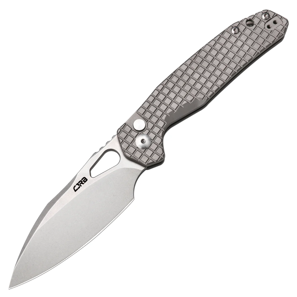 CJRB FRACK J1931 CPM S90V BLADE TITANIUM(FRAG PATTERN) HANDLE