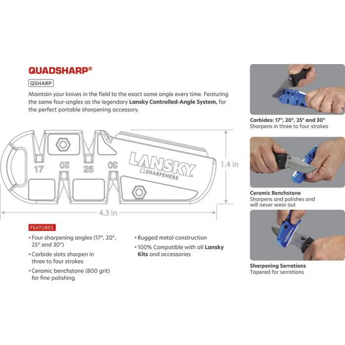 Lansky, Quad Sharp Carbide/Ceramic - 4