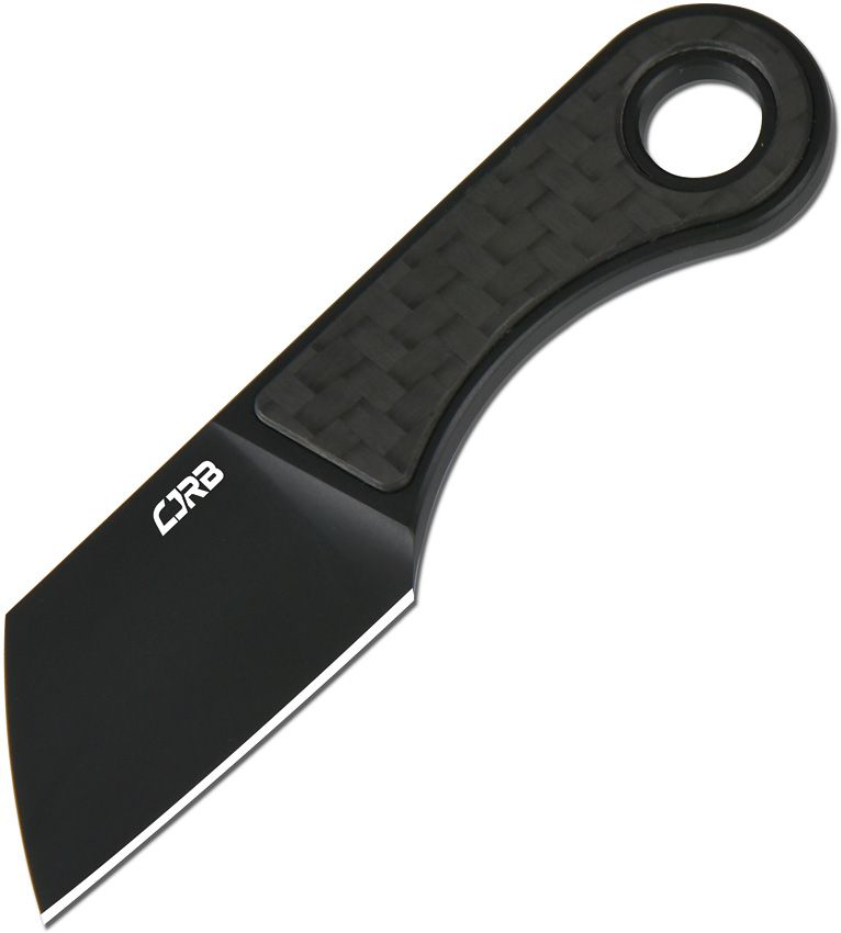 CJRB CHIP J1939 AR-RPM9 STEEL BLADE G10/CARBON FIBER HANDLE FIXED BLADE KNIVES