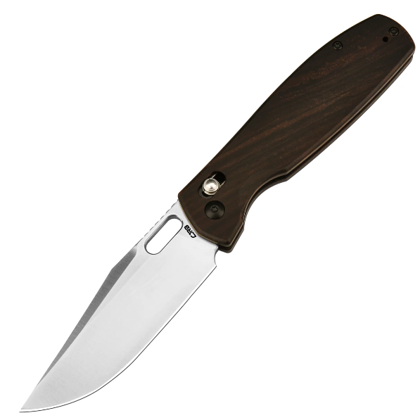 CJRB PRADO J1936 AR-RPM9 STEEL BLADE, ROSEWOOD HANDLE CROSSBAR LOCK FOLDING KNIVES - 1