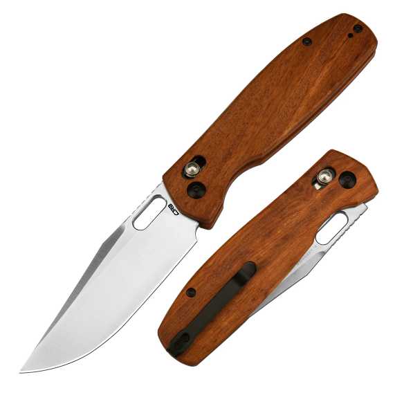 CJRB PRADO J1936 AR-RPM9 STEEL BLADE, ROSEWOOD HANDLE CROSSBAR LOCK FOLDING KNIVES - 10