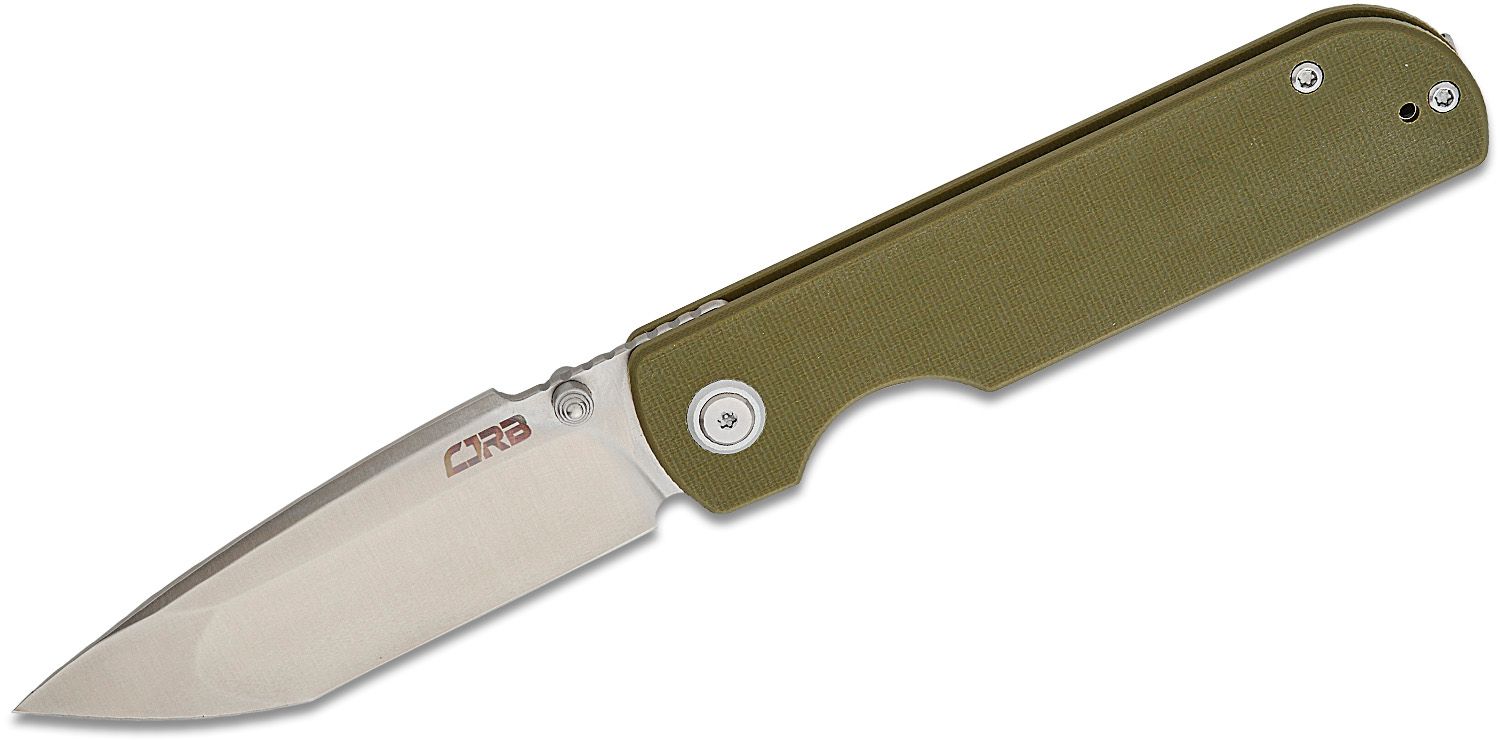 CJRB NOVA J1937 AR-RPM9 STEEL BLADE, GREEN G10 HANDLE 