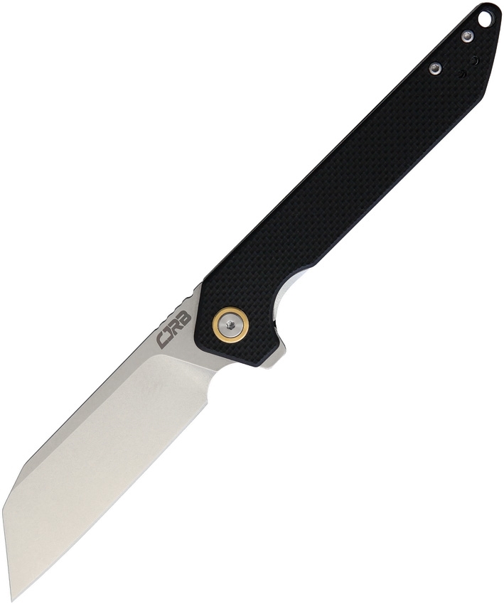 CJRB Cutlery,  Rampart, Liner Lock, Knife, Black Handle, Flat  - 4