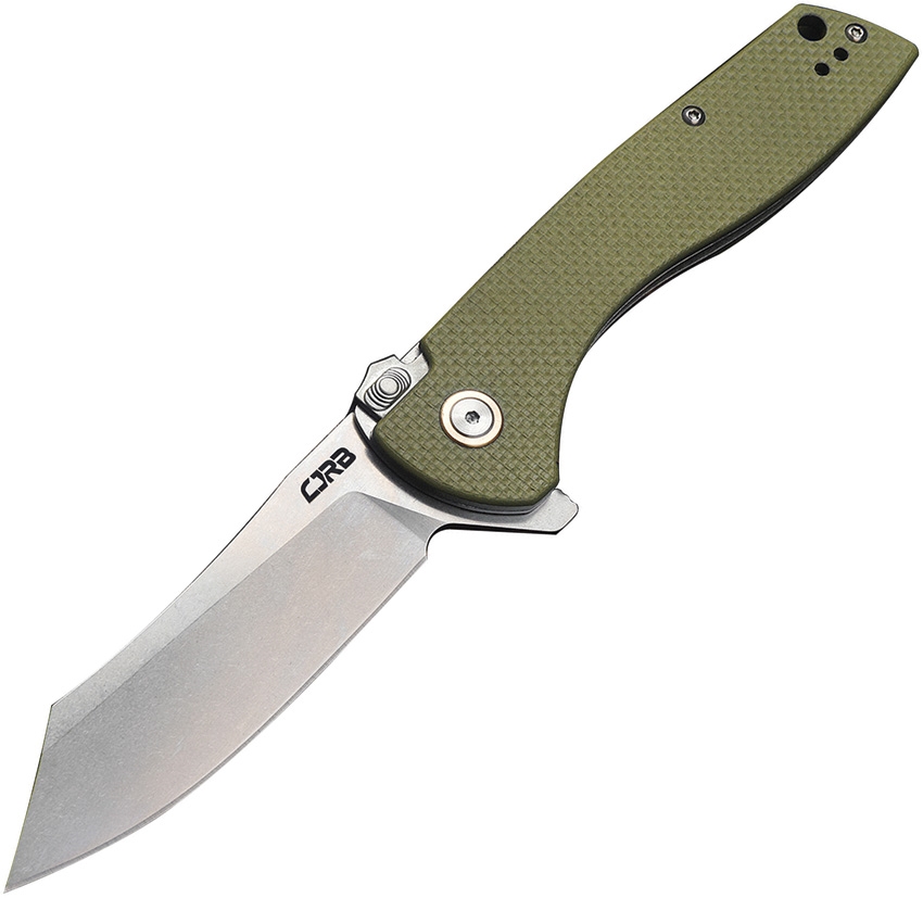 CJRB Cutlery, Kicker Flipper OD Green