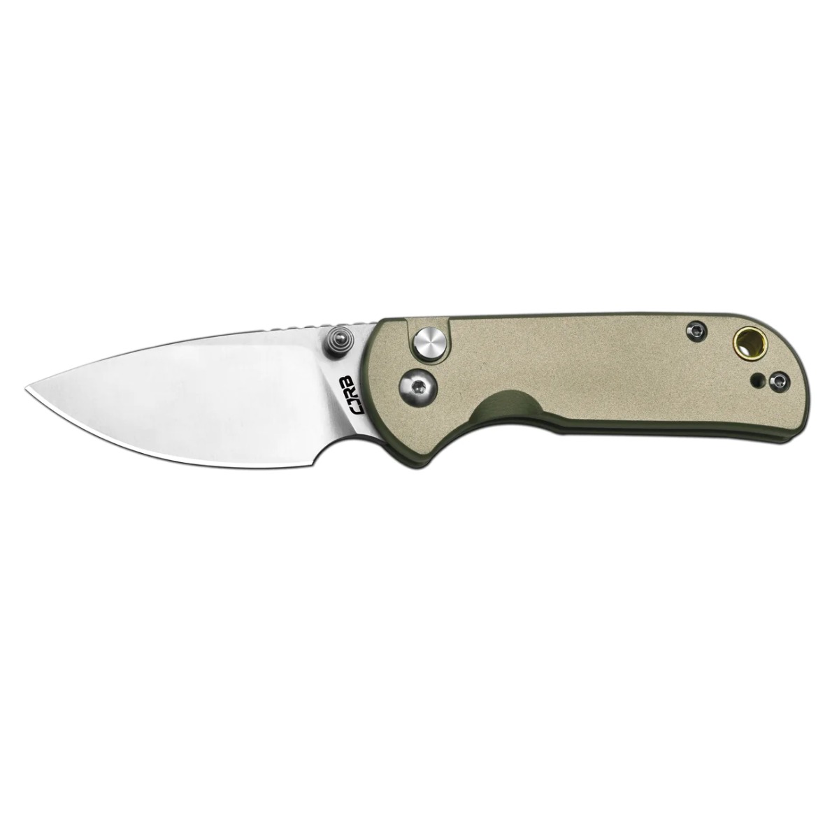 CJRB Cutlery, MICA, AR-RPM9POWDER STEEL, SAND POLISHED BLADE, GREEN ALUMINIUM HANDLE FOLDING KNIVES - 5