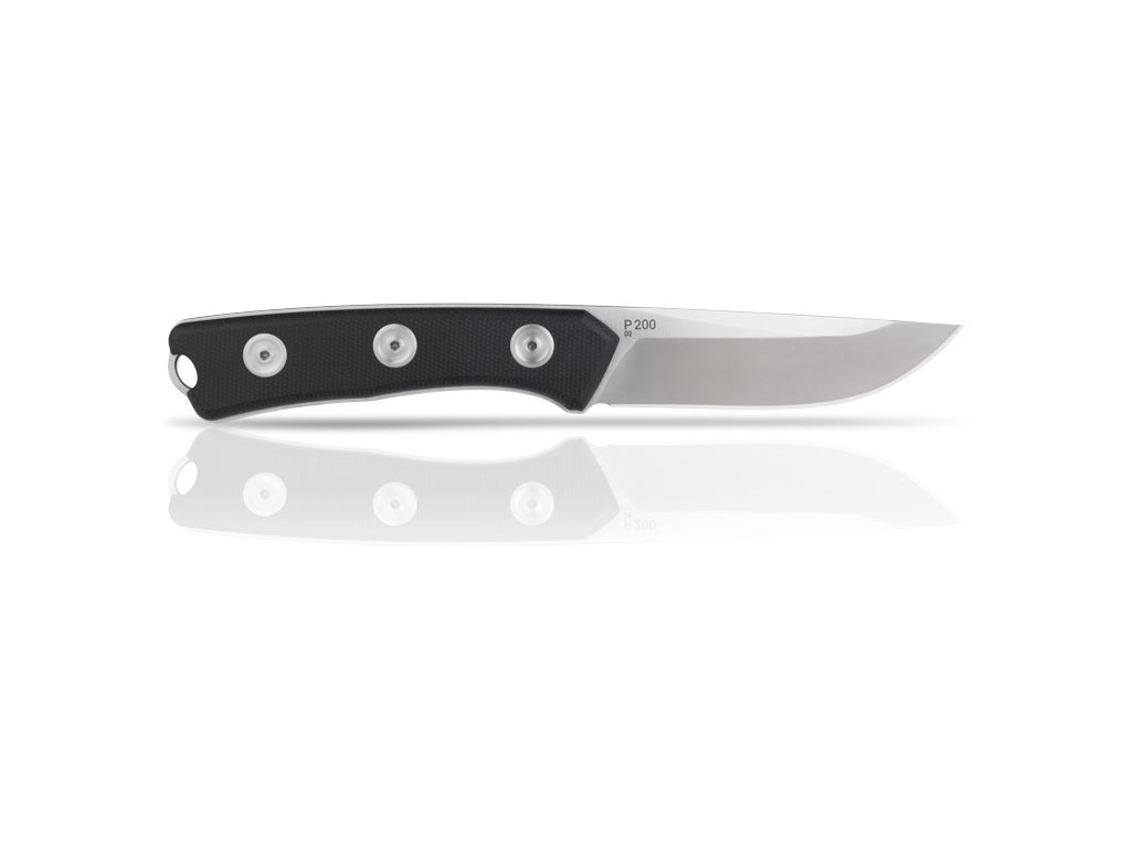 ANV Knives, P200, fixed,  Black/Black Handle/ Kydex sheath  - 5