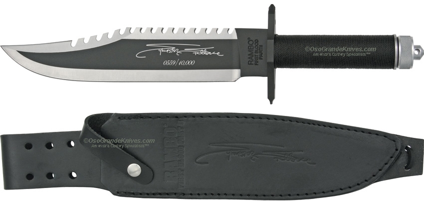 Rambo, First Blood Part II Sylvester Stallone Signature Edition Knife - 1