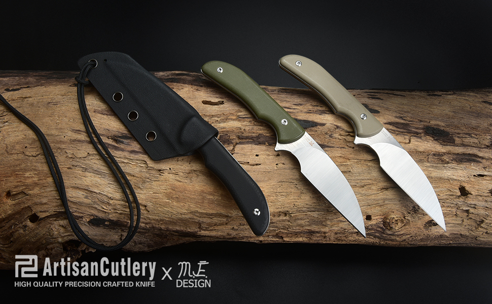 Artisan Cutlery, Sea Snake mes Black/Black - 1